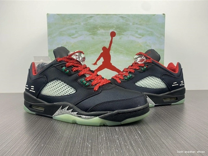 Rep LUCY Breathable Jordan5 CLOT Low 4011 Jade DM4640- 1026
